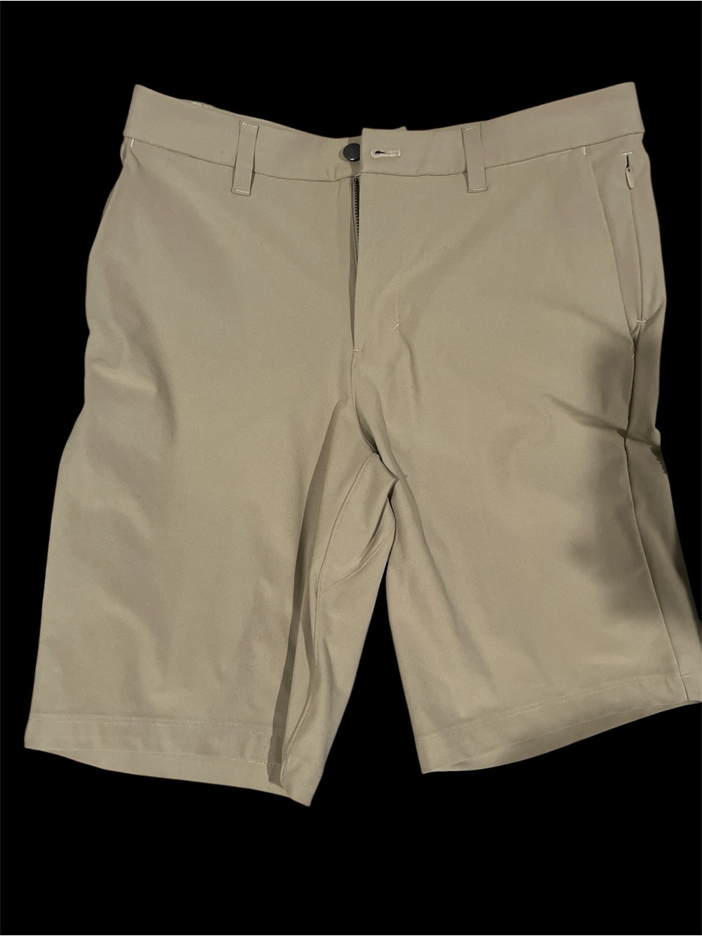 lululemon athletica Men's Flat-Front Shorts - Khaki